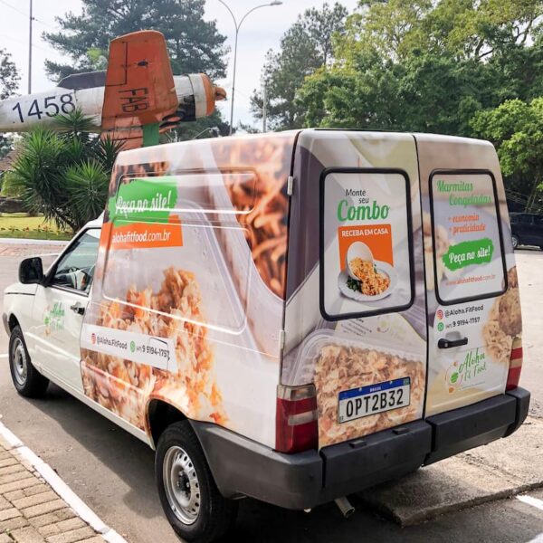 Plotagem Fiorino Aloha Fit Food