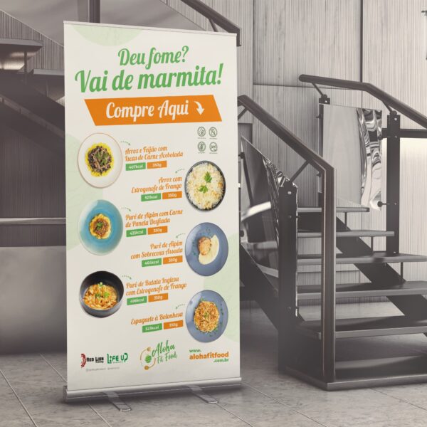 Banner RollUp – Aloha Fit Food